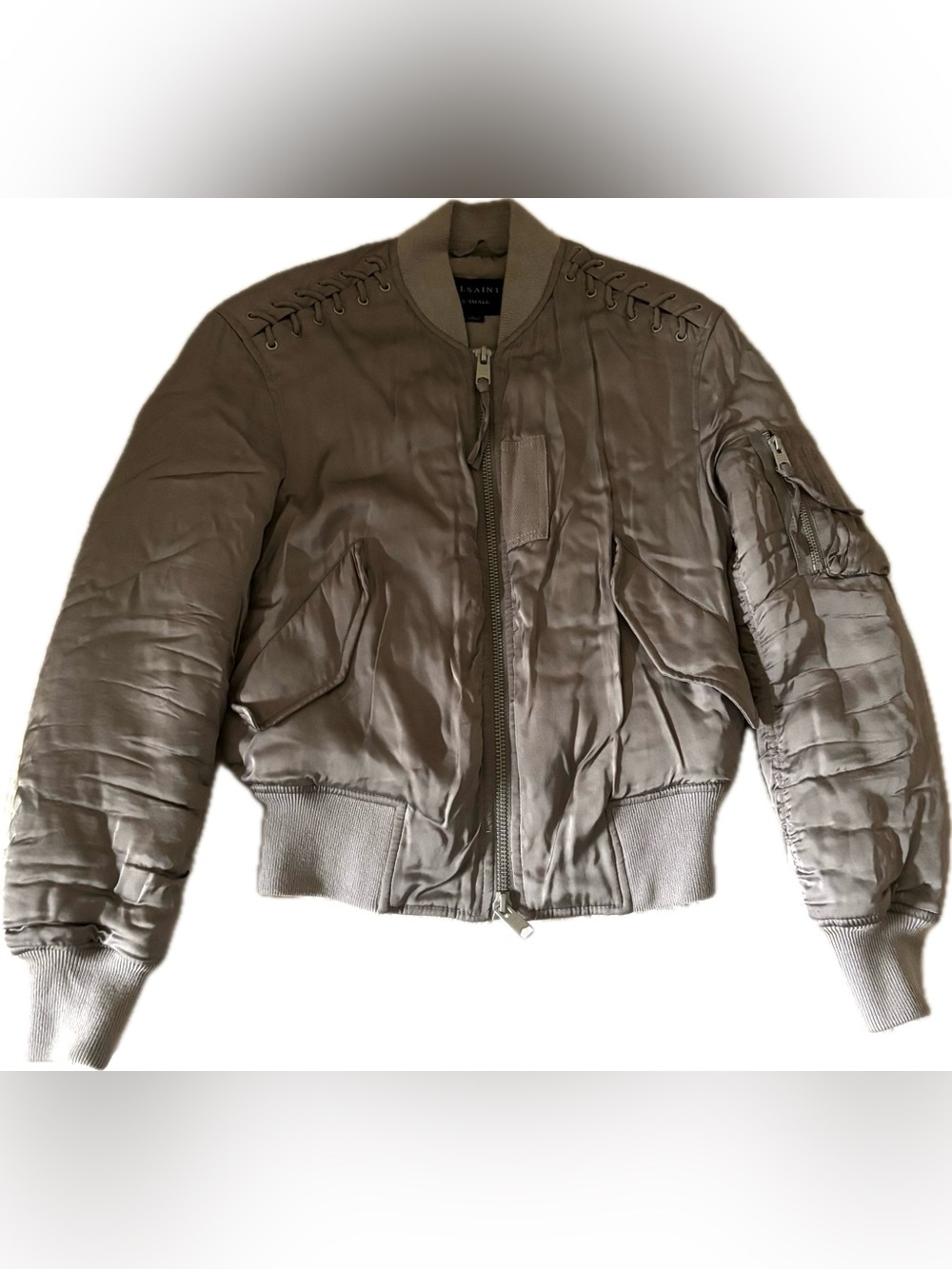 All Saints - Bree Womens Bomber Jacket
